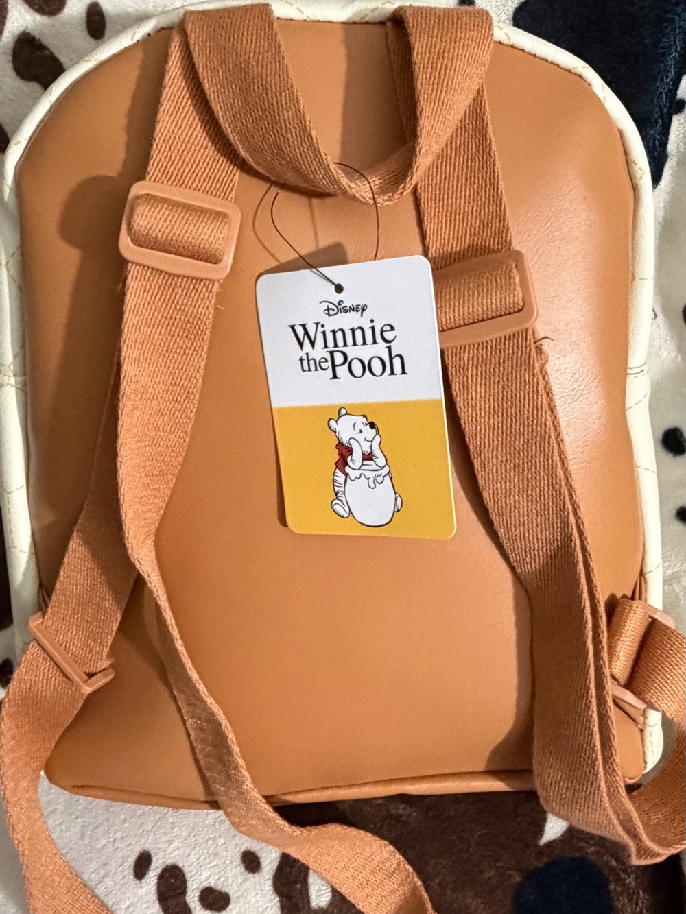 Loungefly Winnie the Pooh Honey Drip Mini Backpack - Yellow, Red, White, Brown - Picture 3 of 6